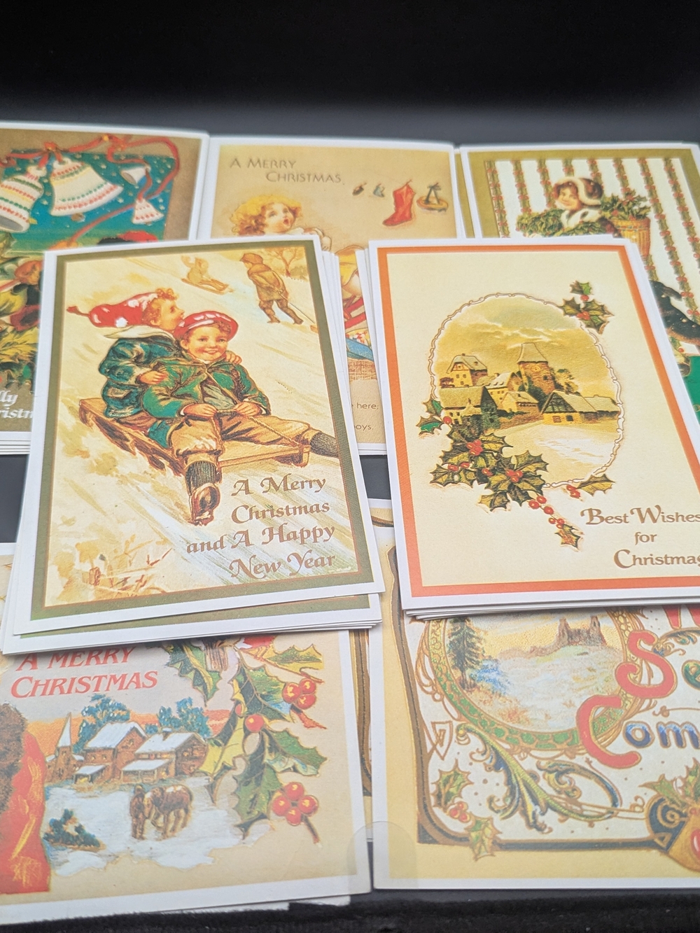 1950s LILLIAN VERNON Vintage Christmas Postcards (Set Of 29)
